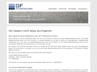 gf-filtertechnik.de Webseite Vorschau