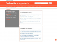 eschweiler-magazin.de Webseite Vorschau