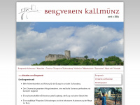 bergverein-kallmuenz.de Webseite Vorschau