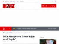 dengegazetesi.com.tr Webseite Vorschau