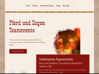 pferd-und-bogen-teamevents.de Webseite Vorschau