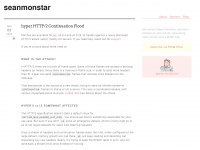 seanmonstar.com Webseite Vorschau