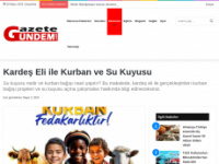 gazetegundem.com Webseite Vorschau