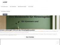 meldestelle-hinweisgeber.de Webseite Vorschau