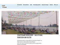 stadtstrand-duesseldorf.de Webseite Vorschau