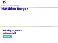 matthieuburger.ch Webseite Vorschau