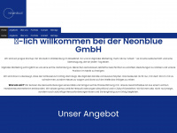 neonblue.ch Webseite Vorschau