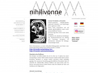 nihilivonne.com Webseite Vorschau