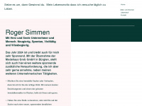 rogersimmen.ch Webseite Vorschau