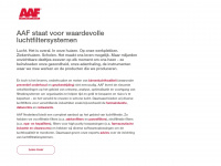 aafeurope.nl Webseite Vorschau