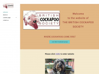 britishcockapoosociety.com Webseite Vorschau