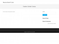 maurice-fuchs.de Webseite Vorschau