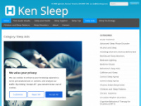 kensleep.com Webseite Vorschau