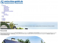 weiss-blau-gmbh.com Webseite Vorschau