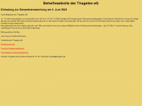 thagetes.de Webseite Vorschau