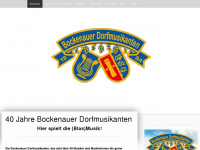 bockenauer-dorfmusikanten.de Webseite Vorschau