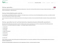 bpc.bio Webseite Vorschau