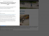 skateboard-tricks.eu Webseite Vorschau