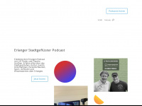 erlangerstadtgefluester.de Webseite Vorschau
