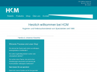 hcm-hygiene.de Webseite Vorschau