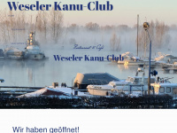 restaurant-kanu-club-wesel.de Webseite Vorschau