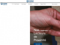 cdvi.fr Webseite Vorschau