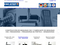 cnc-step.es Webseite Vorschau