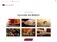 ayurveda-klinik.de Webseite Vorschau