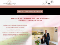 bestattungshaus-finger.de Webseite Vorschau