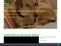 hunde-partei.ch Webseite Vorschau