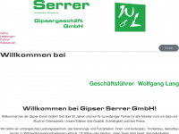 gipser-serrer.de Webseite Vorschau