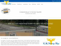 gk-sverigehus.com Webseite Vorschau