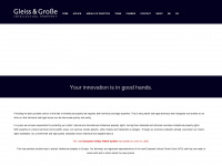gleiss-grosse.com Webseite Vorschau