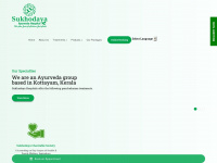 sukhodayaayurveda.com Webseite Vorschau