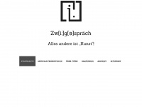 zwiegespraech-theater.de Webseite Vorschau