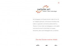 narhofer.art Webseite Vorschau