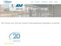 geruestbau-muench.de Webseite Vorschau