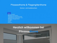 plissees4home.de Webseite Vorschau