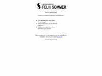 felixsommer.de Webseite Vorschau