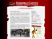 ensemble-cantico.eu Webseite Vorschau