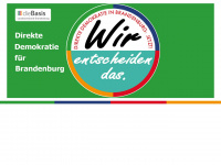 volksabstimmung-brandenburg.de Webseite Vorschau