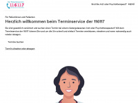 116117-termine.de Webseite Vorschau