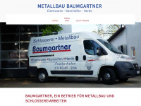 metallbau-baumgartner.de Webseite Vorschau