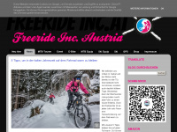 freerideinc.at Webseite Vorschau