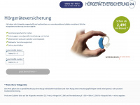 hörgeräteversicherung24.de Webseite Vorschau