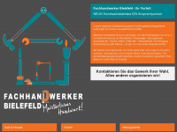 fachhandwerker-bielefeld.de Webseite Vorschau