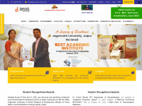 jagannathuniversity.org Webseite Vorschau