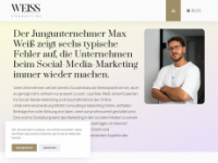 erfahrung.coaching-max-weiss.com Webseite Vorschau