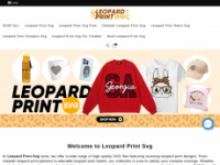 leopardprintsvg.com Webseite Vorschau