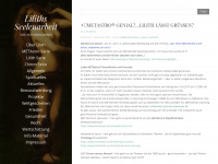 liliths-seelenarbeit.de Webseite Vorschau